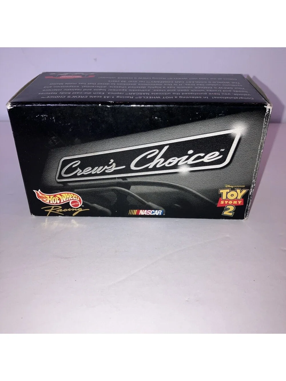 Vintage 1999 HOT WHEELS #26 Woody Cheerios NASCAR Diecast 1/43 Toy Story 2 NEW